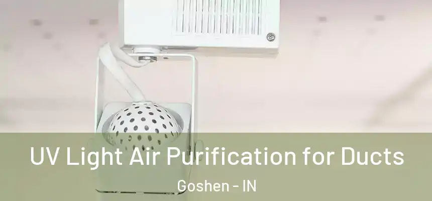  UV Light Air Purification for Ducts Goshen - IN